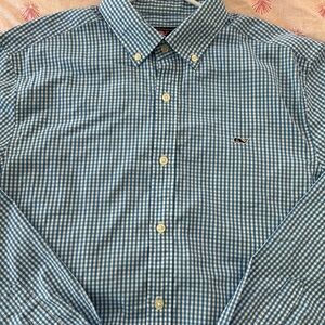 Vineyard Vines Whale Shirt Performance Material Large